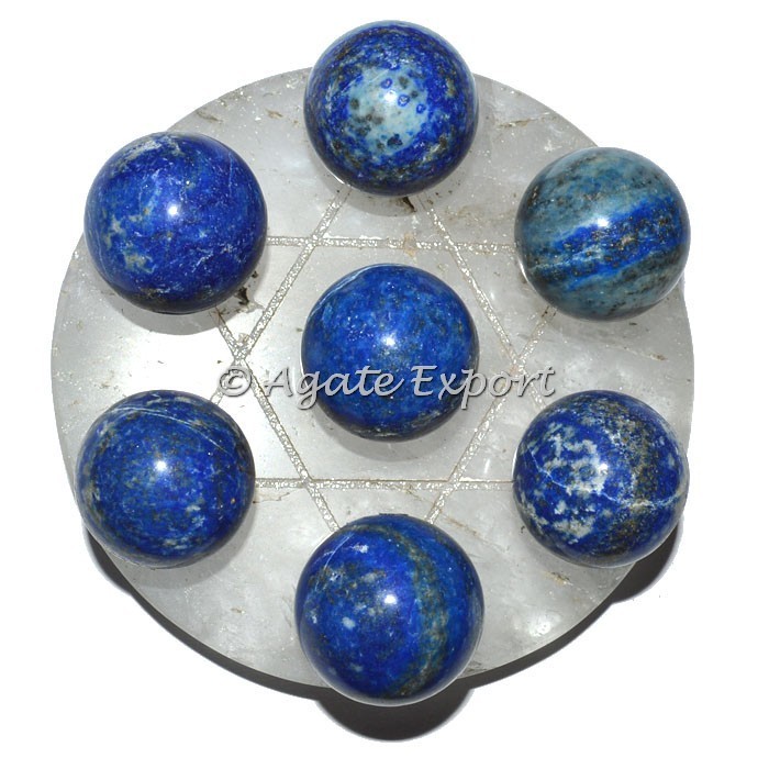Bola de lapislázuli sobre base de estrella de David de cristal al por mayor - Comprar herramientas metafísicas al por mayor (D-Star-016)