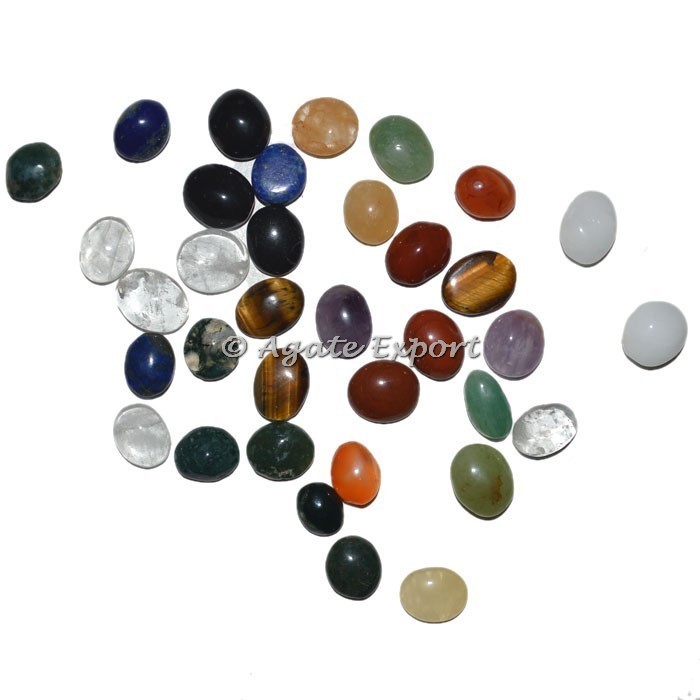 Mix Gemstone Ring Cabs Wholesale - Buy Bulk Pendants - Cabochons (R-Cabs-011)