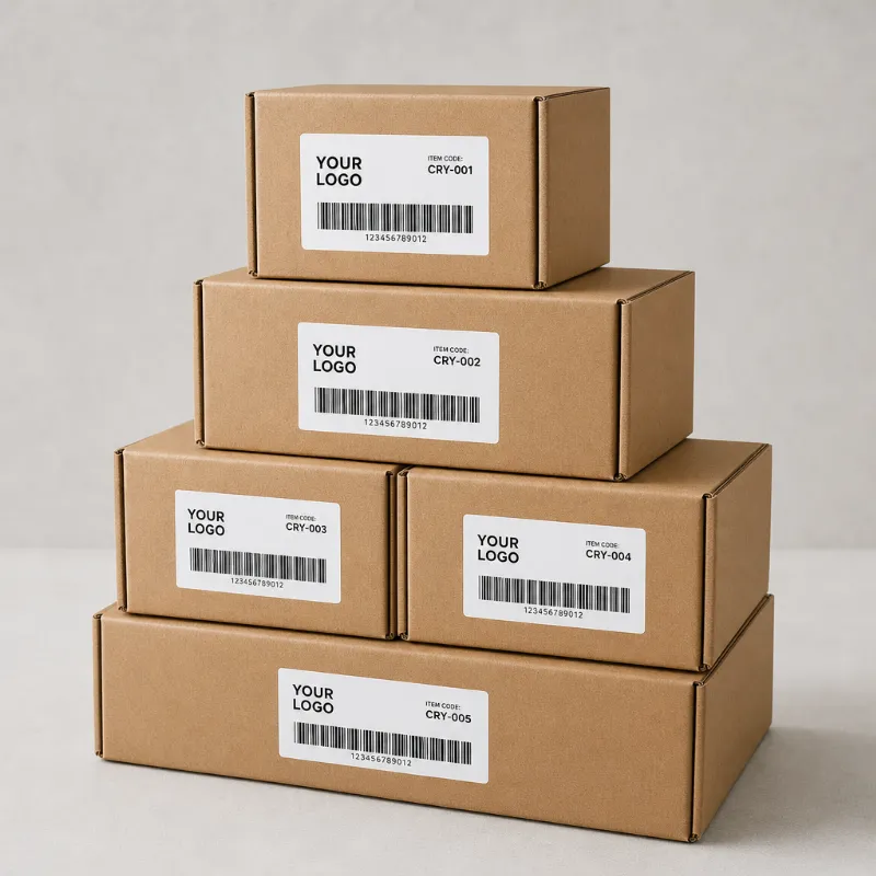 Shop-ready cartons with YOUR LOGO