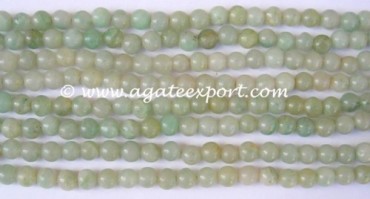 Green Aventurine Round Beads