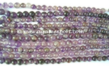 Amethyst Round Beads