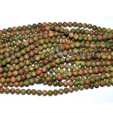 Unakite Round Beads Line