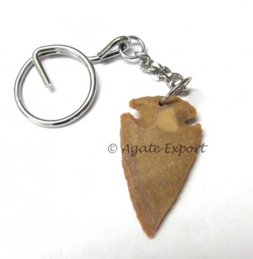 Thrid Eyen Jasper Arrowheasd Keyrings