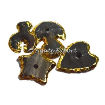 Mix Design Agate Stone Arrowheads Knob