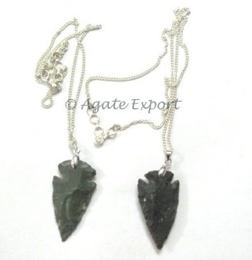 Arrowheads Necklace With Hook - Chain