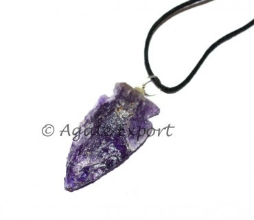 Amethyst Arrowheads Necklace