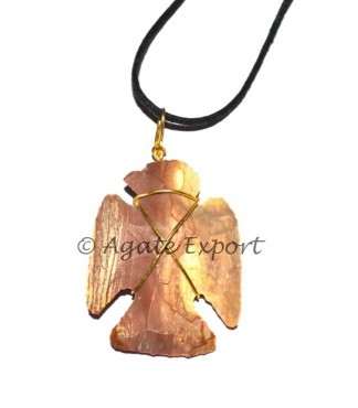 Bird Arrowheads Wrap Necklace