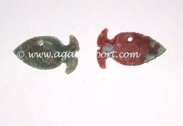 Fish Arrowheads Hole Pendants