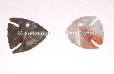 Fish Arrowheads Hole Pendants
