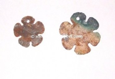 Flower Arrowheads Hole Pendants