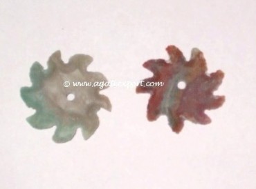 Flower Arrowheads Hole Pendants