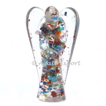 Multi Stone Orgonite Angels