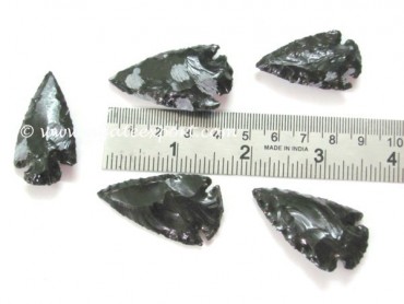 Snowflake Obsidian Arrowheads 1.50
