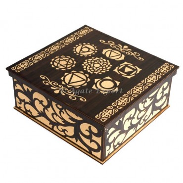 Seven Chakra Wooden Gift Box