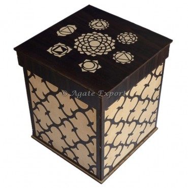Long Chakra Wooden Gift Box