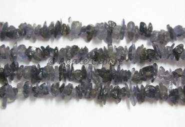 Iolite Chips Beads Strand