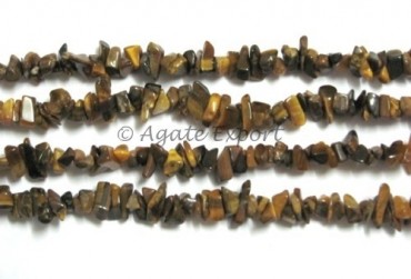 Tiger Eye Chips Beads Strand