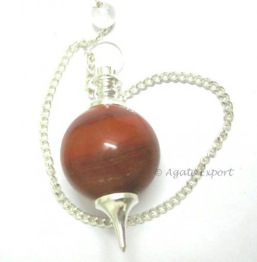 Red Jasper Spheres Pendulums
