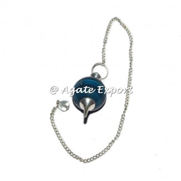 Blue Onyx Ball Pendulums