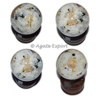 Rainbow Moonstone Reiki Sphere
