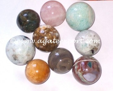 Mix Gemstone Spheres.