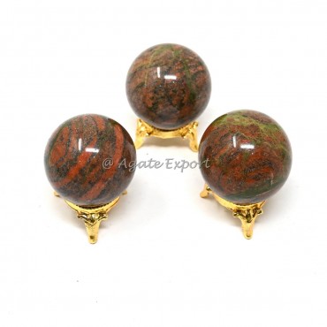 Unakite Spheres.