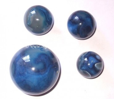 Blue Onyx Spheres.