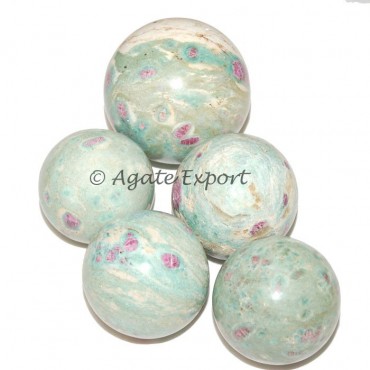 Ruby Zeocite Spheres