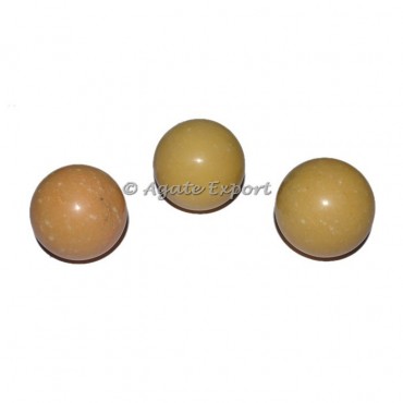 Yellow Calcite Spheres