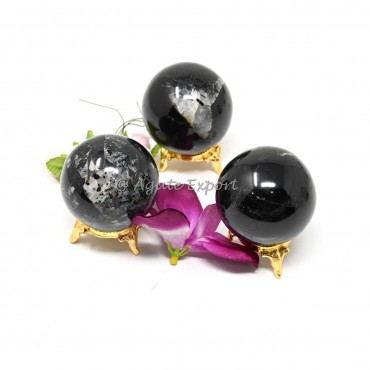 Black Tourmaline Spheres