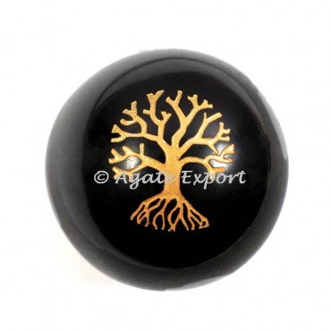 Black Jasper Tree of life Spheres