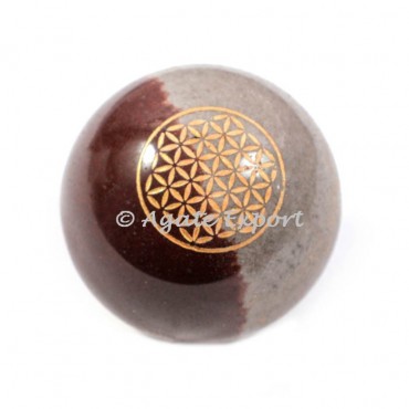 Narmada Stone Flower of life Spheres
