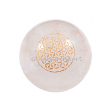 Crystal Quartz Flower of life Spheres