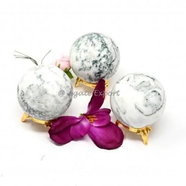 Tree Agate Spheres