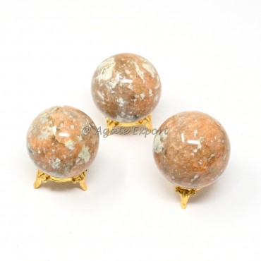 Orange Calcite Sphere