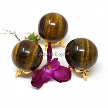 Tiger Eye Spheres