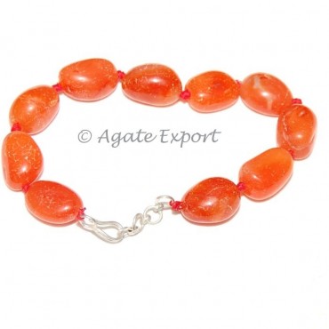 Carnelian Tumbled Bracelets