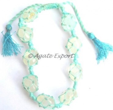 Aqva Onyx Tumbled Bracelets.