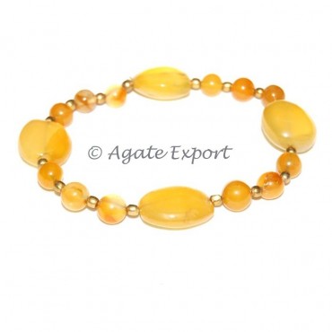 Yellow Onyx Fashion Bracelets