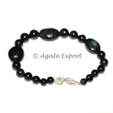 Black Onyx Fashion Bracelets