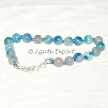 Blue Onyx Beads Bracelets