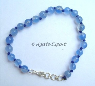 Gemstone Calceydony Bracelets
