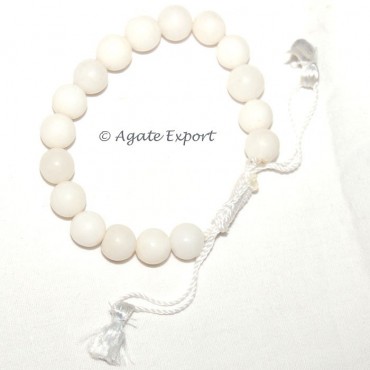 White Agate Bracelets