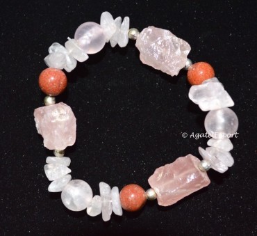 Rose Quartz  Bracelets