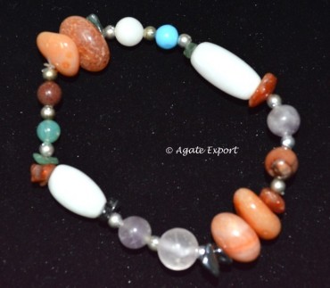 Attractive Bracelets with White Stone