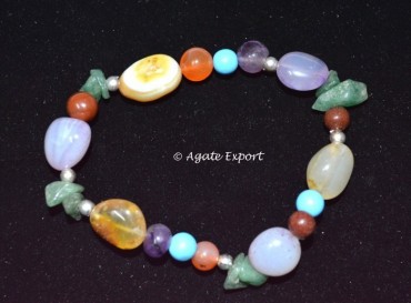 Multi Gemstone- chips Bracelets