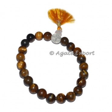 Tiger Eye Crystal Quartz Yoga Bracelet