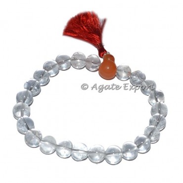 Crystal Quartz Yoga Bracelet