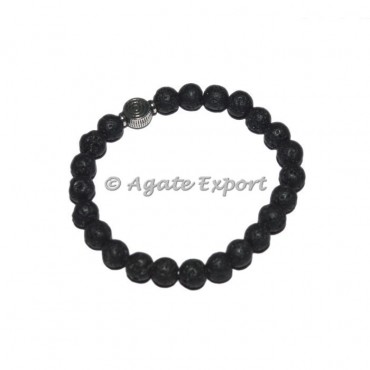 Black Lava Stone Bracelets