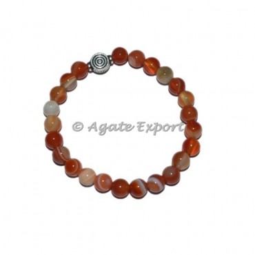 Red Onyx Bracelets with Choko Reiki Charm
